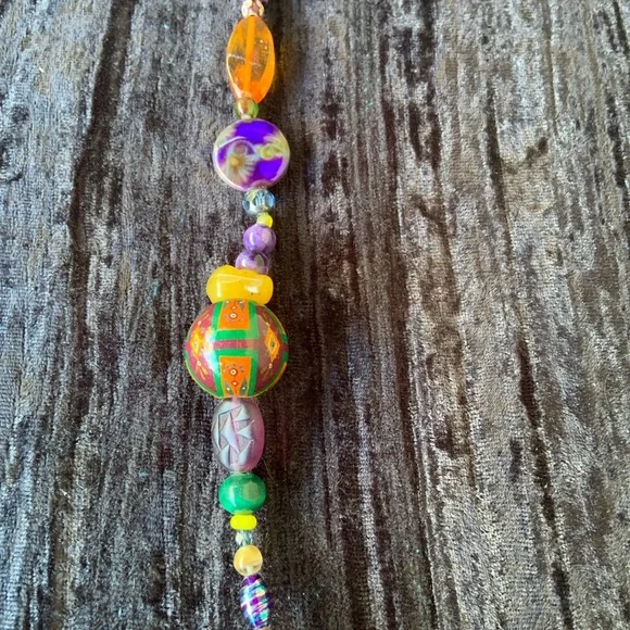 World Tribe Purple Treasure Necklace - Picture 3 of 9